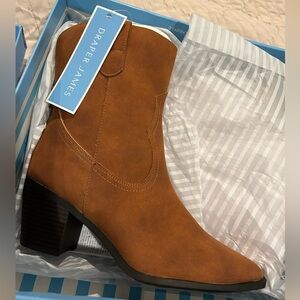 Draper James Willow Boots in Cognac